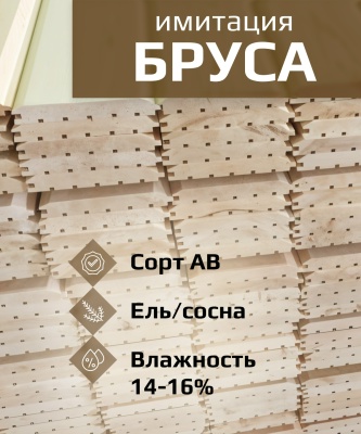 Имитация бруса, карельский профиль